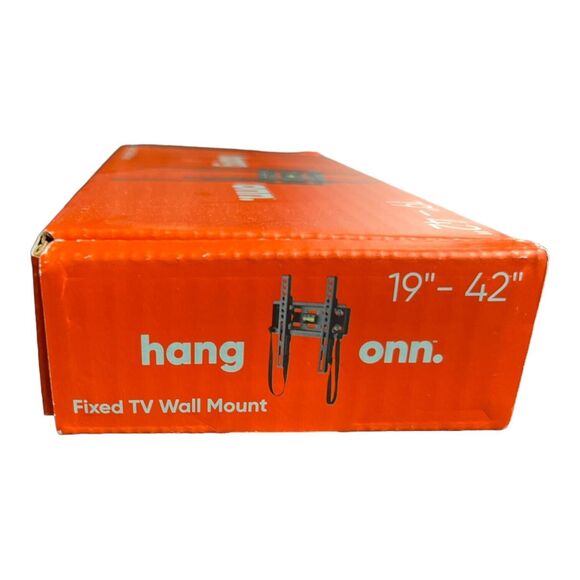 New Hang Onn Fixed TV Wall Mount 19" to 42" Holds Up To 100lbs - Picture 4 of 5